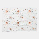 Katoomtijdperk begin burst Polka Dots mid-eeuwse M Theedoek (Horizontaal)