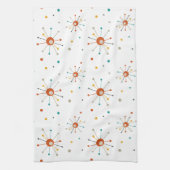 Katoomtijdperk begin burst Polka Dots mid-eeuwse M Theedoek (Verticaal)