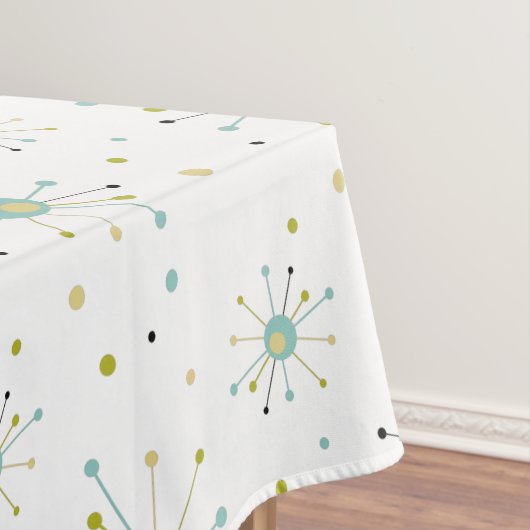 Katoomtijdperk van begin burst Pattern Mid Century Tafelkleed (Voorbeeld)