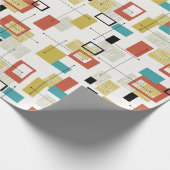 Katoomwrapppapier uit de middeleeuwen van de eeuw cadeaupapier (Hoek)