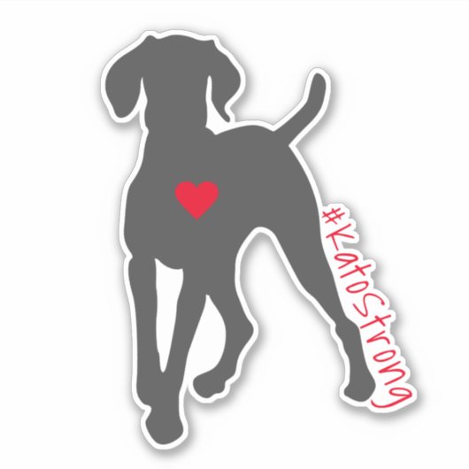 #KatoStrong Vinyl Decal Sticker (Voorkant)