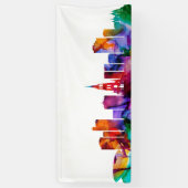 Katowice Skyline Spandoek (Verticaal)