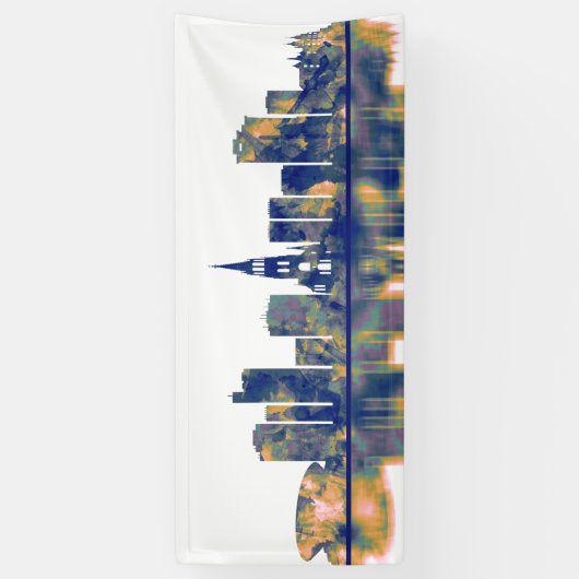 Katowice Skyline Spandoek (Verticaal)