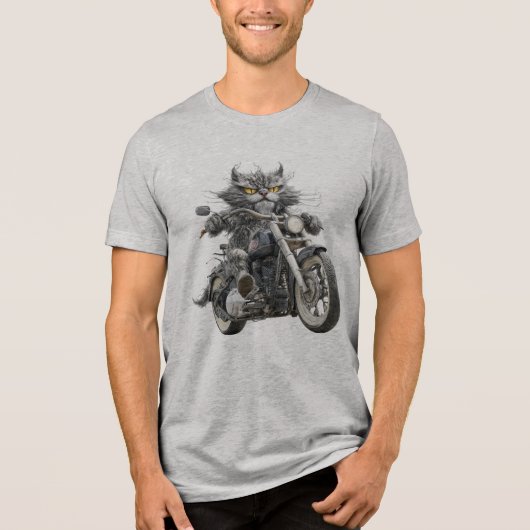 Katrijder Tri-Blend Shirt (Voorkant)