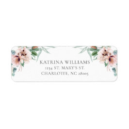 Katrina Boho Chic Pink Floral Wedding Etiket