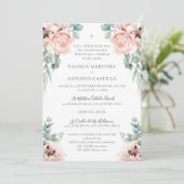 Katrina Invitación de Boda Catolica Formal Wedding Kaart (Staand voorkant)