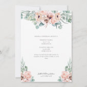 Katrina Invitación de Boda Catolica Wedding Kaart (Achterkant)