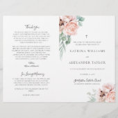 Katrina katholieke Wedding Mass Ceremony Programma (Voorkant)