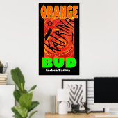 KATRINA ORANJE BUD POSTER (Thuiskantoor)