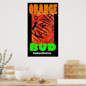 KATRINA ORANJE KNOP POSTER (Keuken)