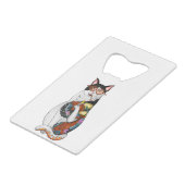 katroken creditkaart flessenopener (Voorkant Gekanteld)