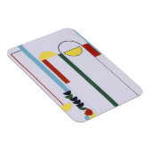 Katrol Abstracte Magneet – Kleurrijk Design (Rechterzijde)