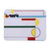 Katrol Abstracte Magneet – Kleurrijk Design (Horizontaal)