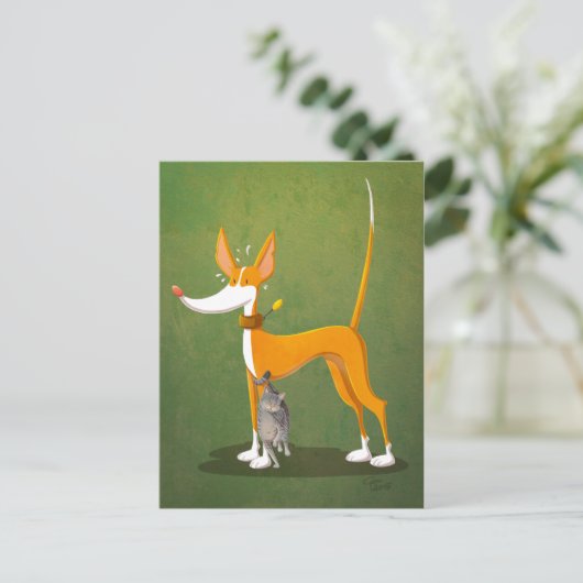 katroller briefkaart (Staand voorkant)