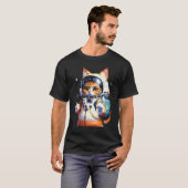Katronaut Kat Astronaut ruimte kat 3 T-shirt (Voorkant volledig)