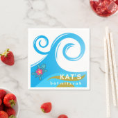 Kat's Bat Mitzvah Napkin Servet (Insitu)