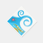 Kat's Bat Mitzvah Napkin Servet (Hoek)