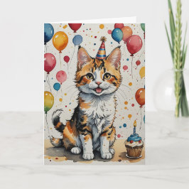Kat's Birthday Cheer - Kaart