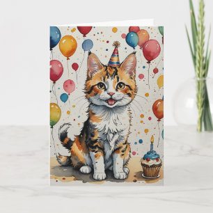 Kat's Birthday Cheer - Kaart