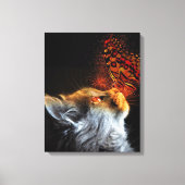 Kat's Butterfly Kisses Modern Chic Fantasy Canvas Afdruk (Voorkant)
