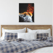 Kat's Butterfly Kisses Modern Chic Fantasy Canvas Afdruk (Insitu (Slaapkamer))