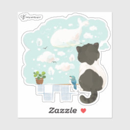 Kat's Day - Dagdroomwolk Gazing Sticker