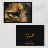 Kat's Eye ATC Visitekaartje (Voorkant / Achterkant)