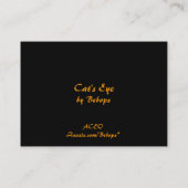 Kat's Eye ATC Visitekaartje (Achterkant)