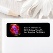 Kat's Eye Nebula NGC 6543 Optisch composiet, ZGOS Etiket (Insitu)