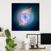 Kat's Eye Nebula Poster (Thuiskantoor)