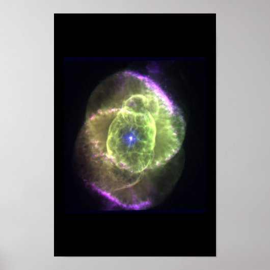 Kat's Eye Nebula Poster (Voorkant)