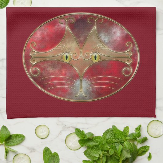 Kat's-Eyes Kitchen Towel Theedoek (Gevouwen)