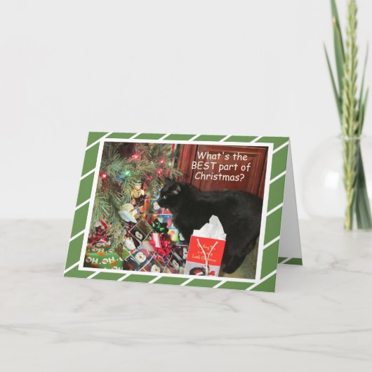 Kat's Favoriete Dingen Kerst Kaart (Voorkant)