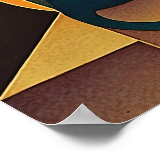 Kat's Gaze: Cubistische Romancen in Noord-Afrika Poster (Hoek)