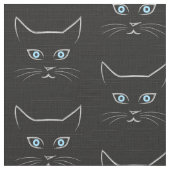 Kat's gezicht stof (Close Up)