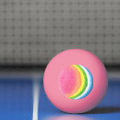 Kat's Glow Oranje Ping Pong Ball (Net)