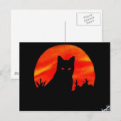 Kat's Harvest Moon Briefkaart (Voorkant / Achterkant)