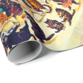 Kat's kerstfeest, Louis Wain Cadeaupapier (Rol Hoek)