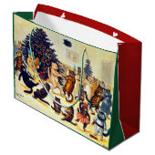 Kat's kerstfeest, Louis Wain Groot Cadeauzakje (Achterkant Gekanteld)