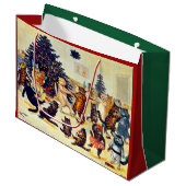 Kat's kerstfeest, Louis Wain Groot Cadeauzakje (Voorkant Gekanteld)