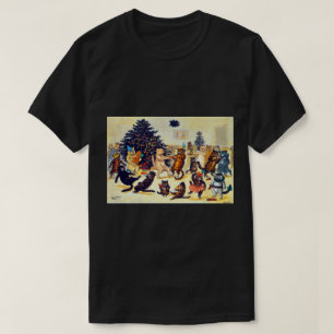 Kat's kerstfeest, Louis Wain T-shirt