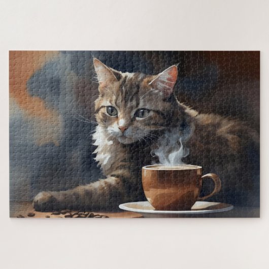 Kat's koffiehoek legpuzzel (Horizontaal)