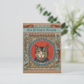  kat's Life for Kitty Cat Classic Briefkaart (Staand voorkant)