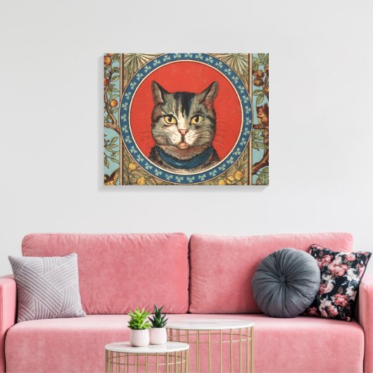  kat's Life for Kitty Cat Classic Canvas Afdruk (Insitu (Woonkamer))