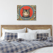  kat's Life for Kitty Cat Classic Canvas Afdruk (Insitu (Slaapkamer))