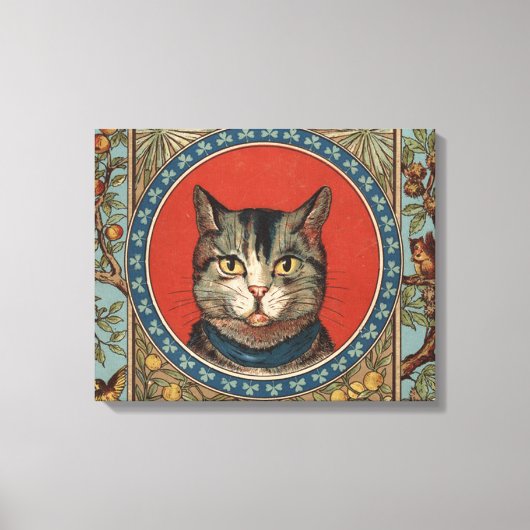  kat's Life for Kitty Cat Classic Canvas Afdruk (Voorkant)
