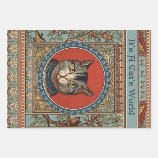  kat's Life for Kitty Cat Classic Inpakpapier Vel (Voorkant 3)