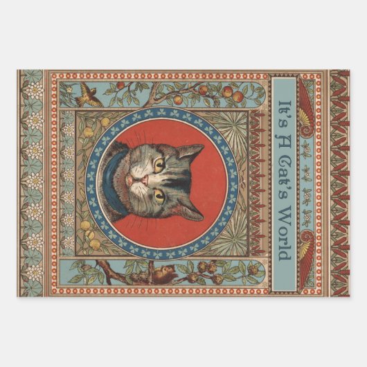  kat's Life for Kitty Cat Classic Inpakpapier Vel (Voorkant 2)