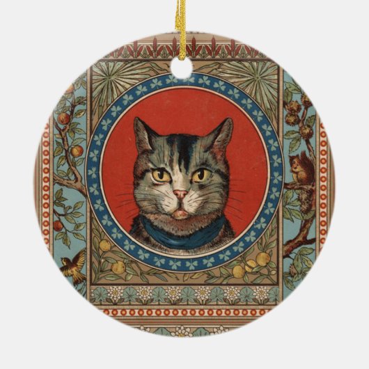  kat's Life for Kitty Cat Classic Keramisch Ornament (Achterkant)