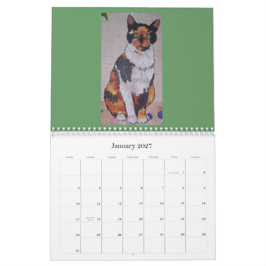 Kat's Meow-agenda Kalender (Jan 2027)